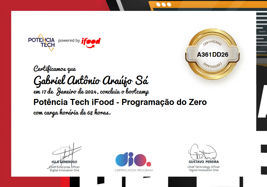 Potência Tech iFood - Programação do Zero